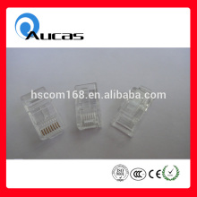Calidad fiable mejor precio cat5e UTP rj45 10p10c 3U cystal conectores enchufables